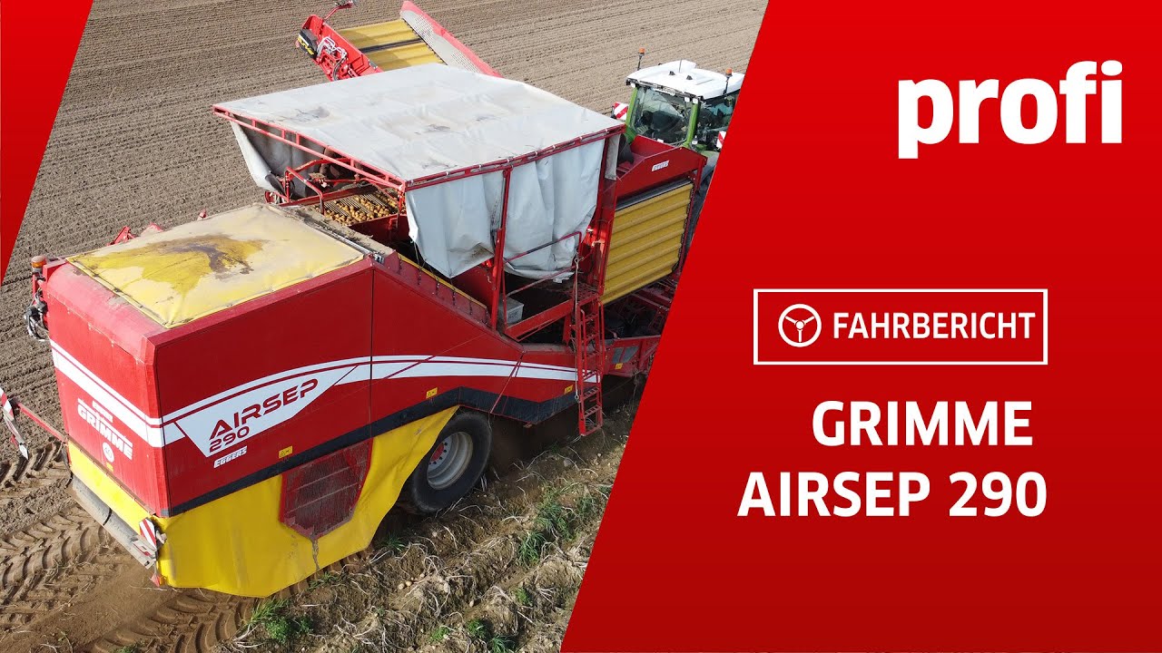 Kartoffelroder Grimme Airsep 290 | profi #Fahrbericht