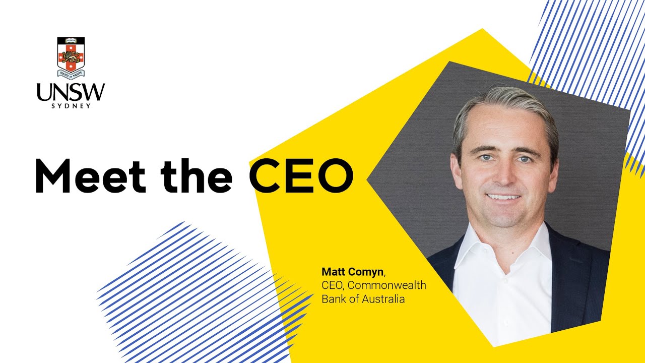 Matt Comyn, CEO and Managing Director of the Commonwealth Bank of Australia (CBA) | Meet The CEO #39