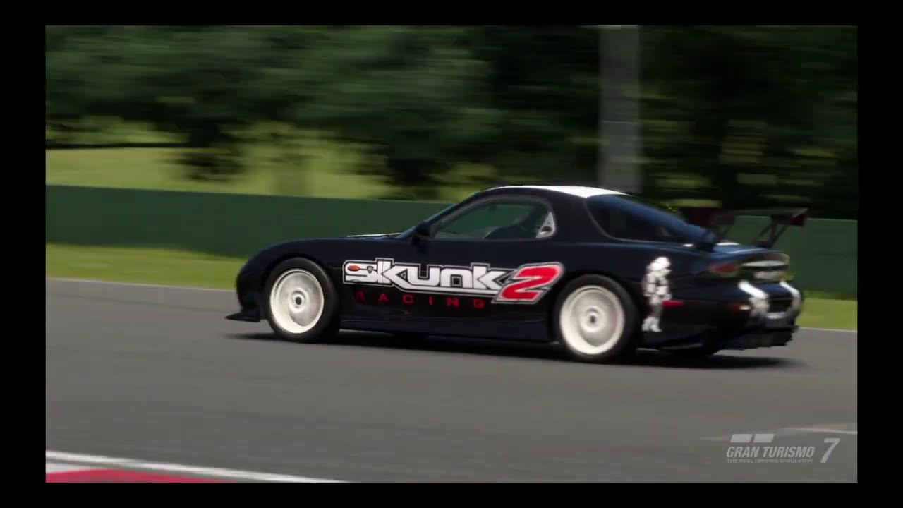 Gran Turismo® 7 Racing With A Mazda RX-7 Spirit R Type A (Sabrina Skunk Edition)