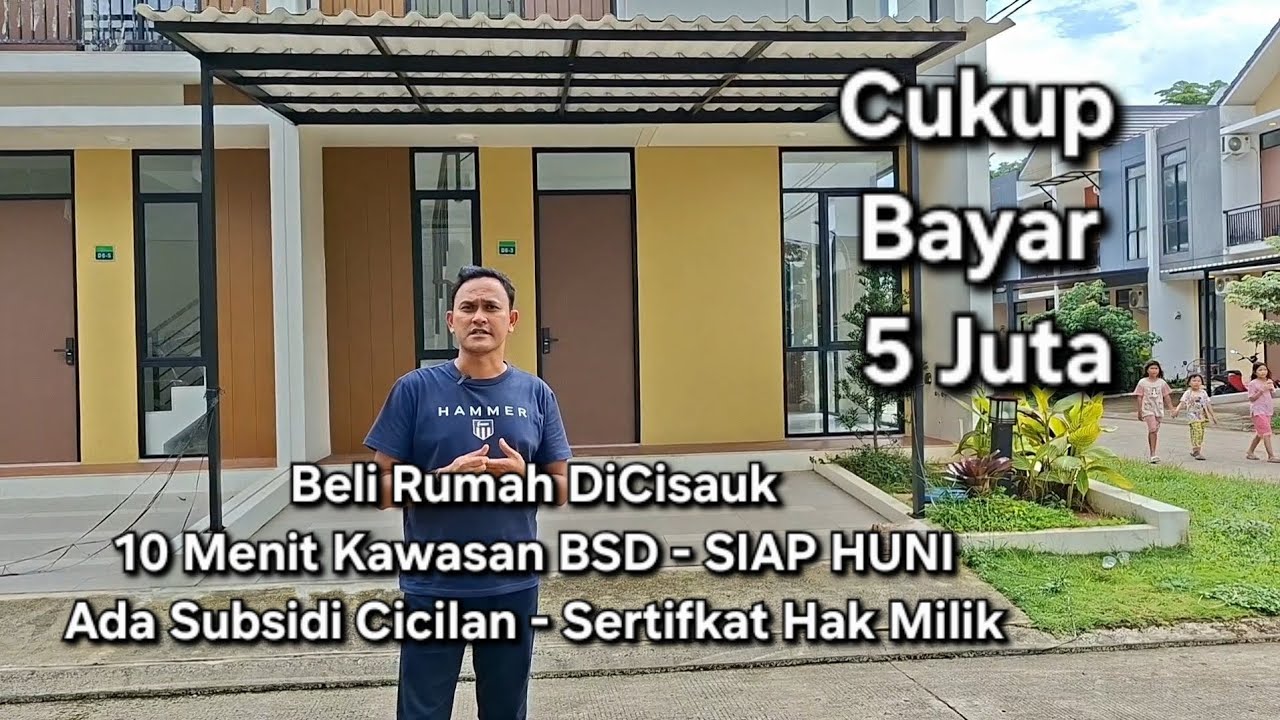 RUMAH 2 LANTAI DICISAUK JARAK 10 MENIT KE KAWASAN BSD | READY STOK | SHM #bsd #rumahmewahserpong