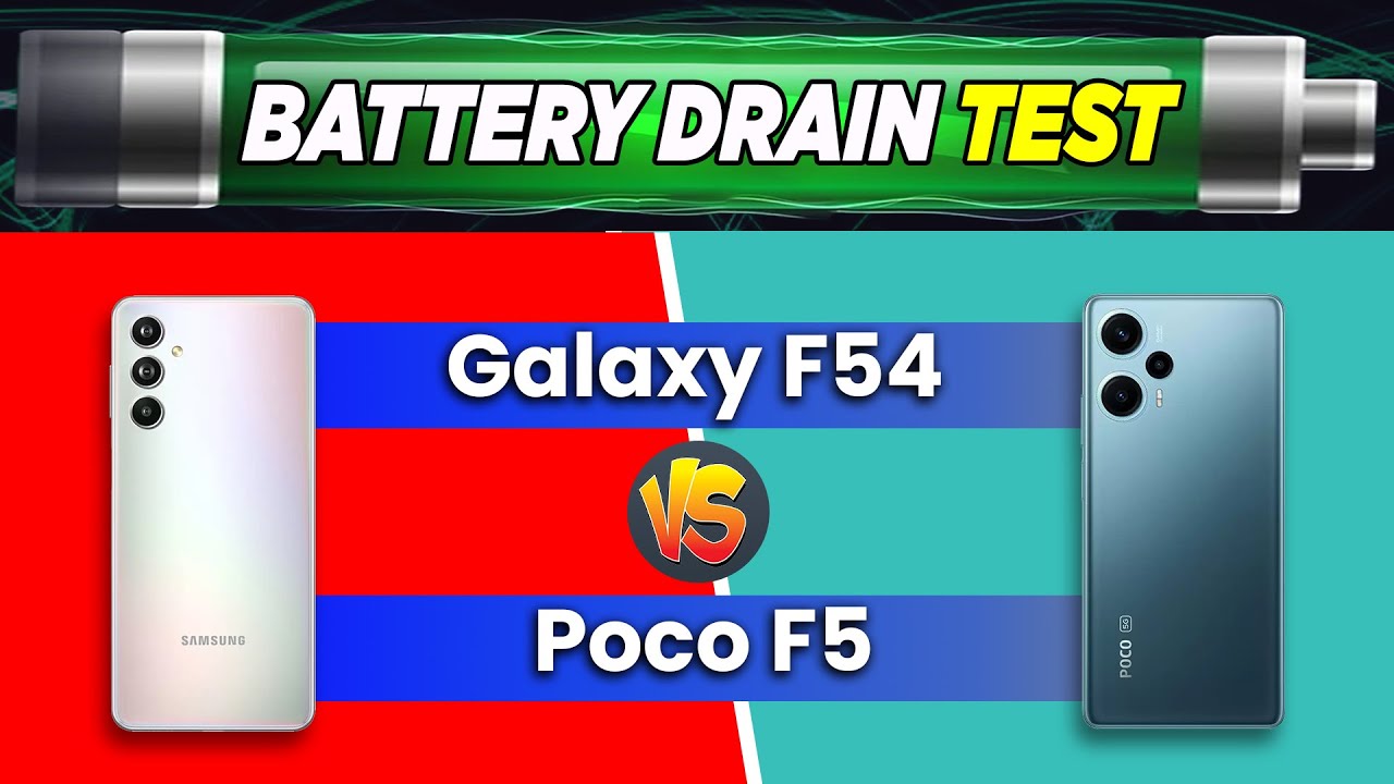 Samsung F54 5G vs Poco F5 5G | Battery Test, Display Test, Benchmarks, Performance, Gaming 🔋🪫