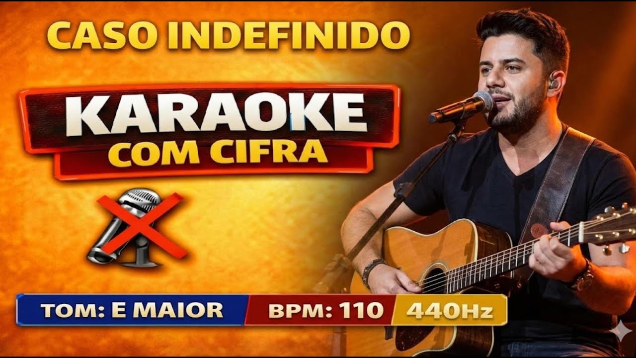 Karaoke Caso Indefinido (Cristiano Araújo) -  