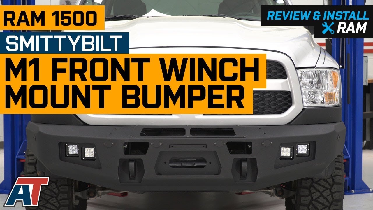2009-2018 RAM 1500 Smittybilt M1 Front Winch Mount Bumper Review & Install