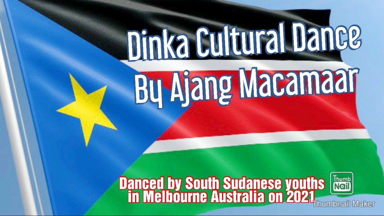 Dinka Cultural dance by Ajang Macamaar. Dance by South Sudanese youths in Melbourne Australia 2021.
