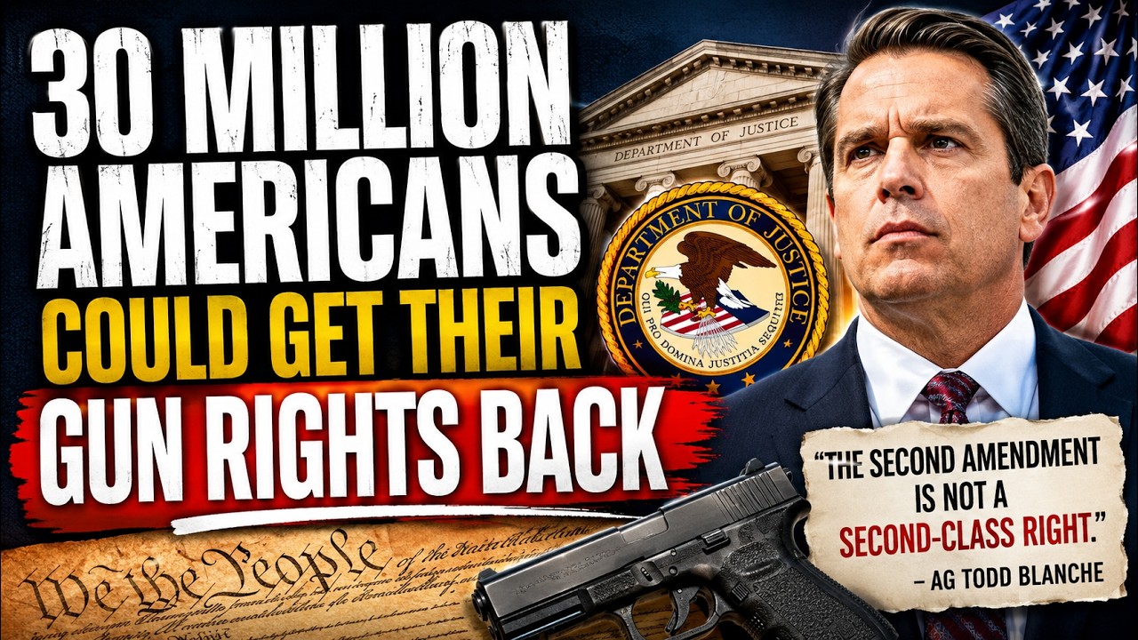 BREAKING: DOJ Opens Door to RESTORE Gun Rights for Millions
