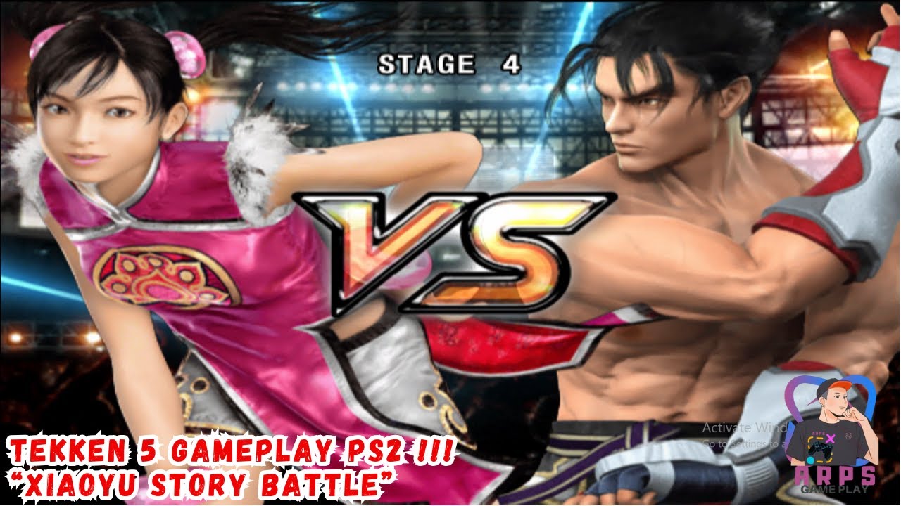 Tekken 5 PS2 GAMEPLAY - XIAOYU Story Battle !!!