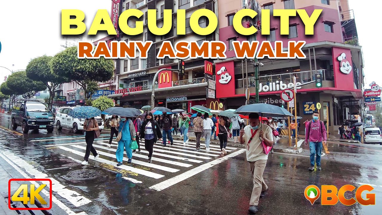 WALKING AT BAGUIO CITY WHEN IT RAINS IS A DIFFERENT EXPERIENCE