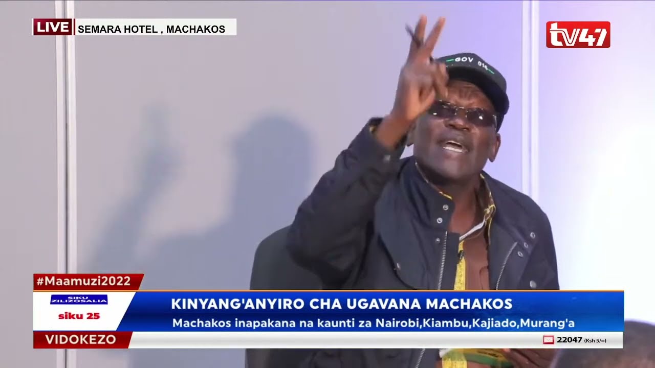 MACHAKOS Gubernatorial debate