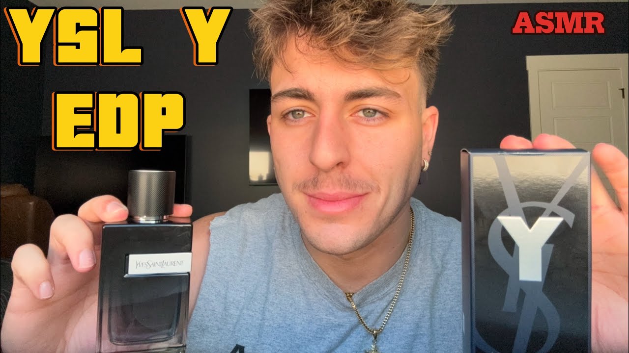 ASMR | YSL Y EDP Unboxing and First Impressions (MAX TINGLES)