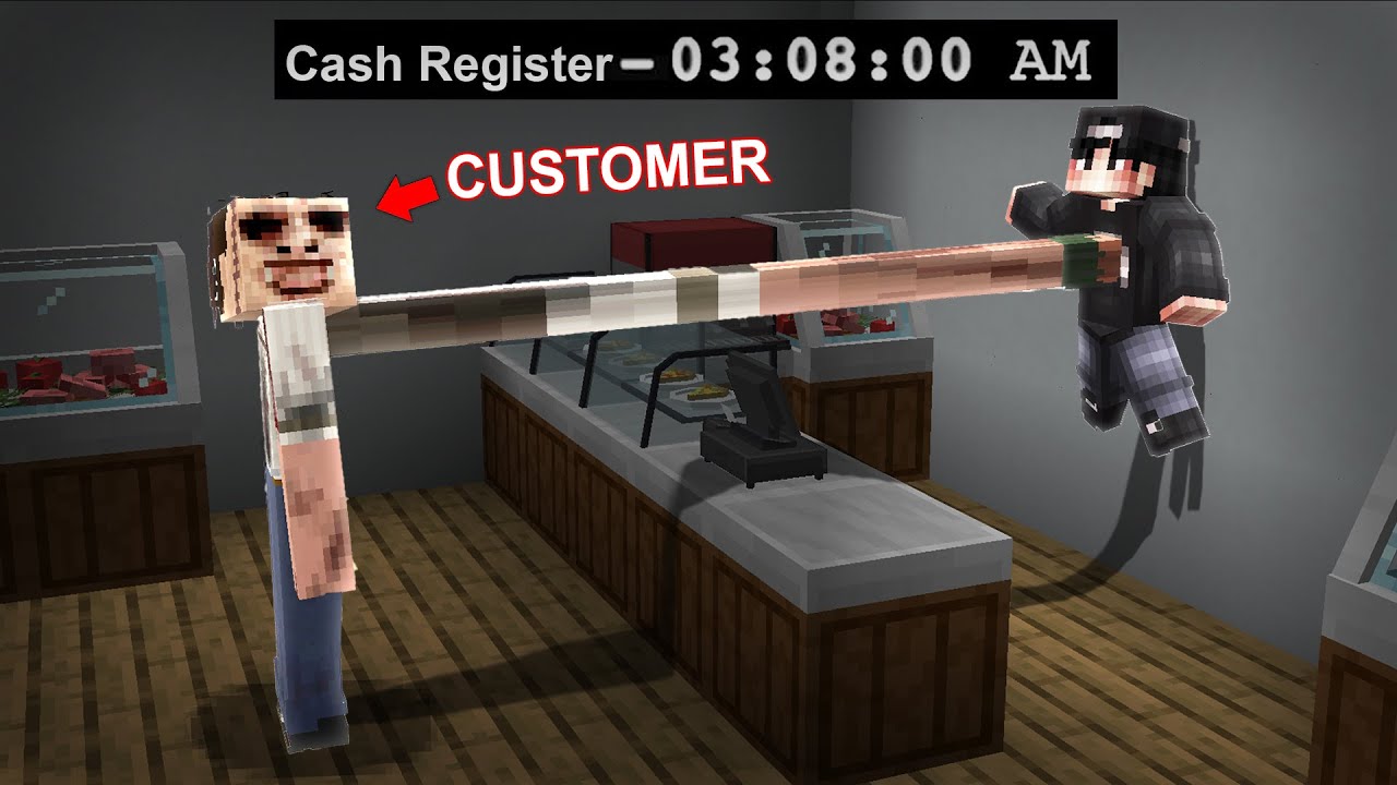 Do NOT Work The NIGHT SHIFT in Minecraft..