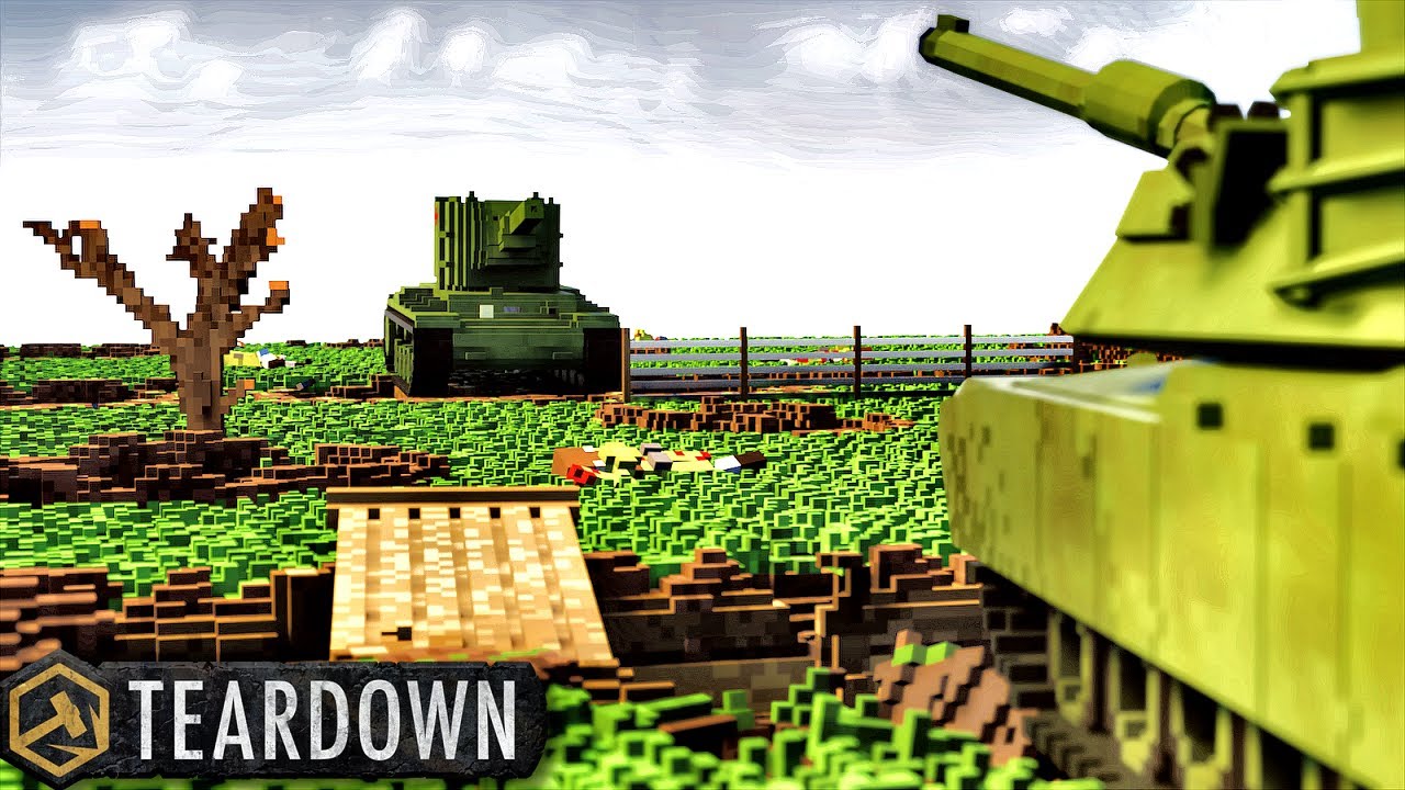 БИТВА ТАНКОВ АБРАМС vs КВ 2 в TEARDOWN