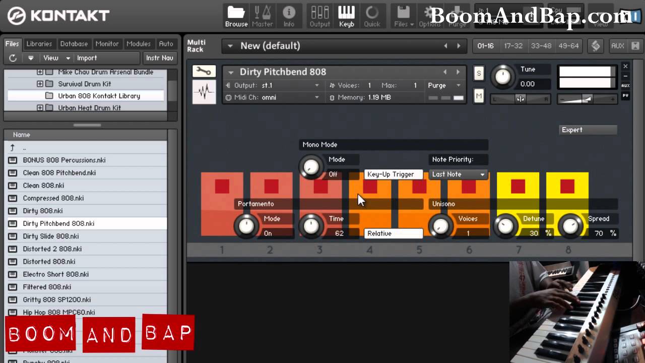 Urban 808 from Producer's Choice - BoomAndBap.com