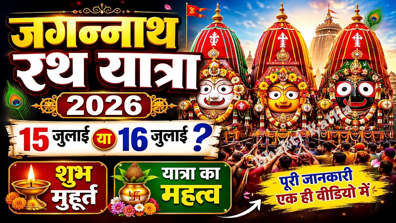 Rath Yatra 2026 date | Rath Yatra 2026 | Jagannath Puri Rath Yatra 2026 | When is Rath Yatra