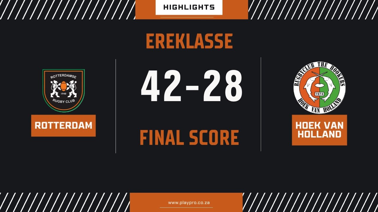 Rotterdam vs Hoek van Holland Tries