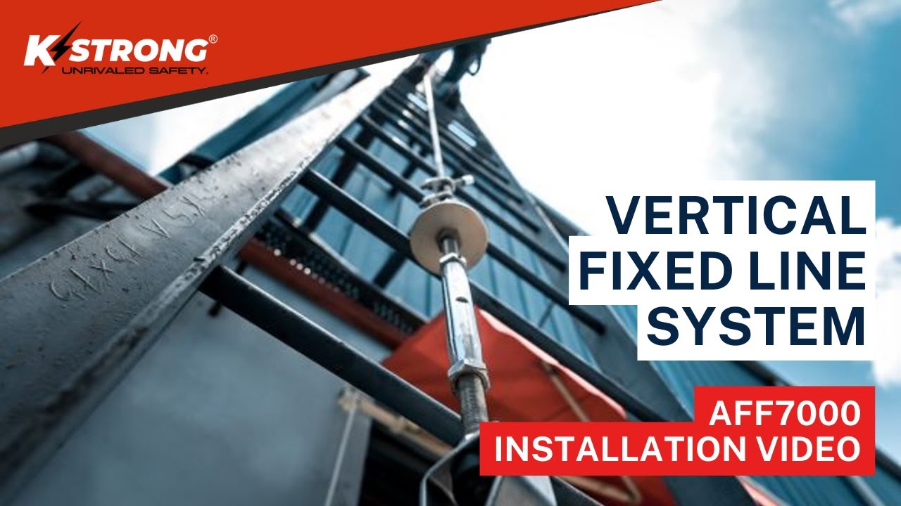 Vertical Anchorage Lifeline System AFF7000 Installation | KStrong Asia Fixed Line Systems