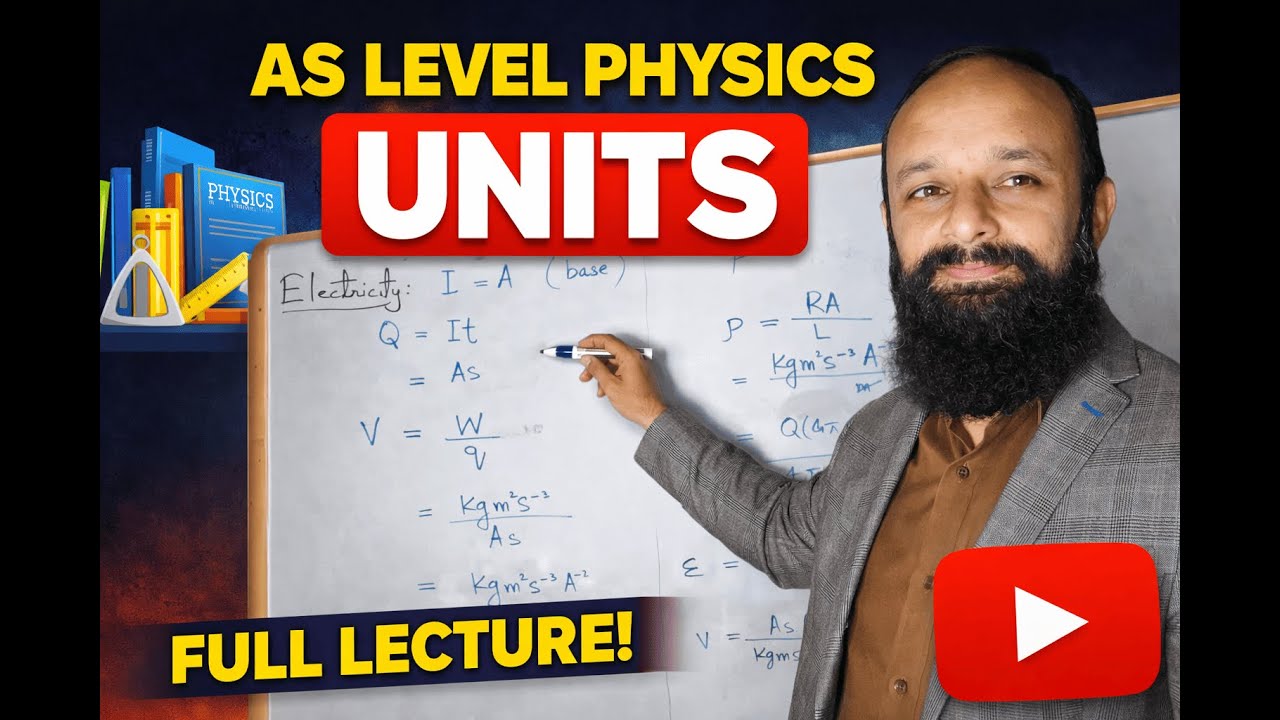 Physical Quantities & Units – AS Physics | Units FULL Lecture (Part 3)