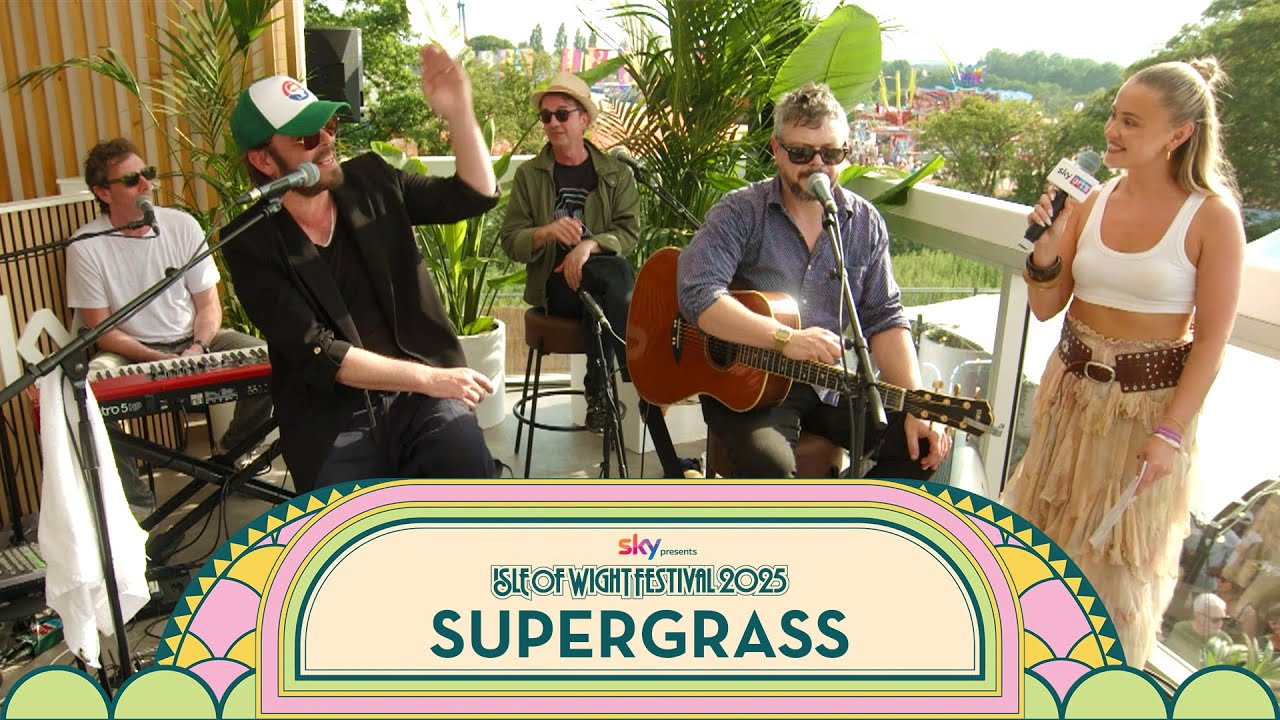 Supergrass | Exclusive Interview with Nat O'Leary | Live at Sky Presents the Isle Of Wight Festival