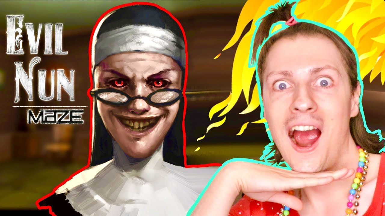 EVIL NUN MAZE : JE SUIS COINCÉE DANS LE LABYRINTHE HORREUR DE LA NONNE PSYCHOPATHE ! Nadège Candle