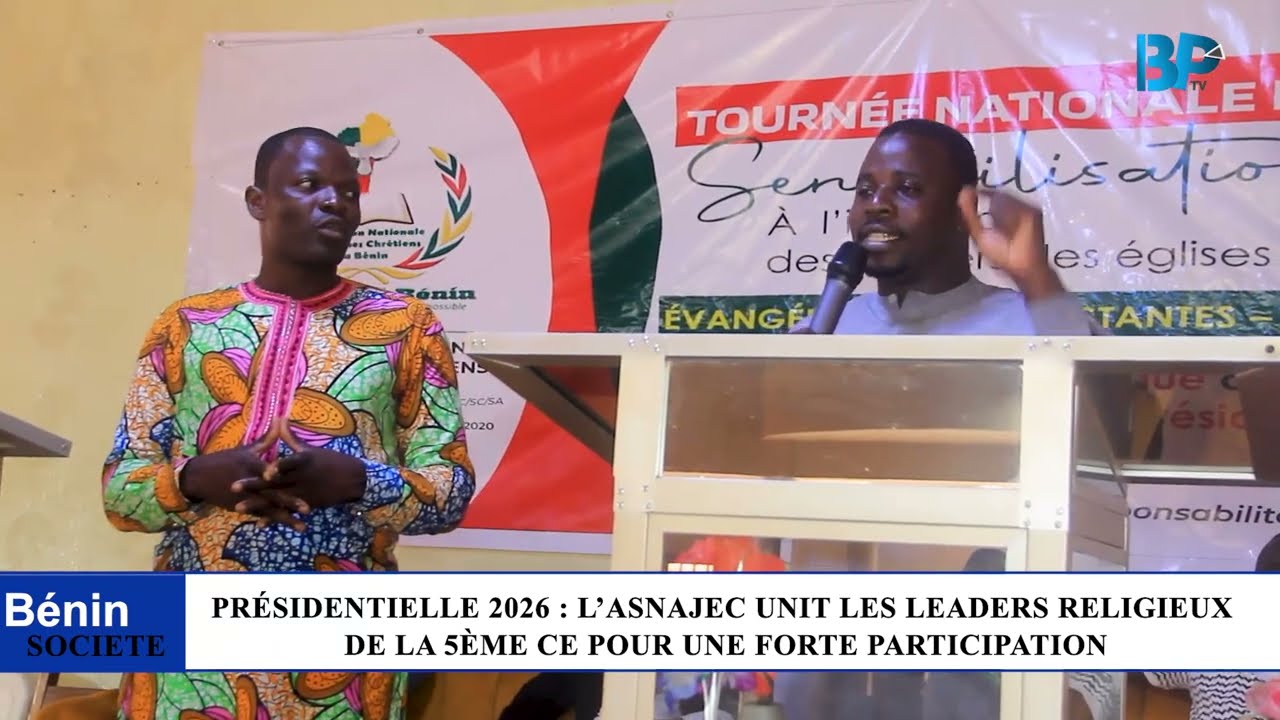 PRÉSIDENTIELLE 2026 L’ASNAJEC UNIT LES LEADERS RELIGIEUX DE LA 5ÈME CE POUR UNE FORTE PARTICIPATION