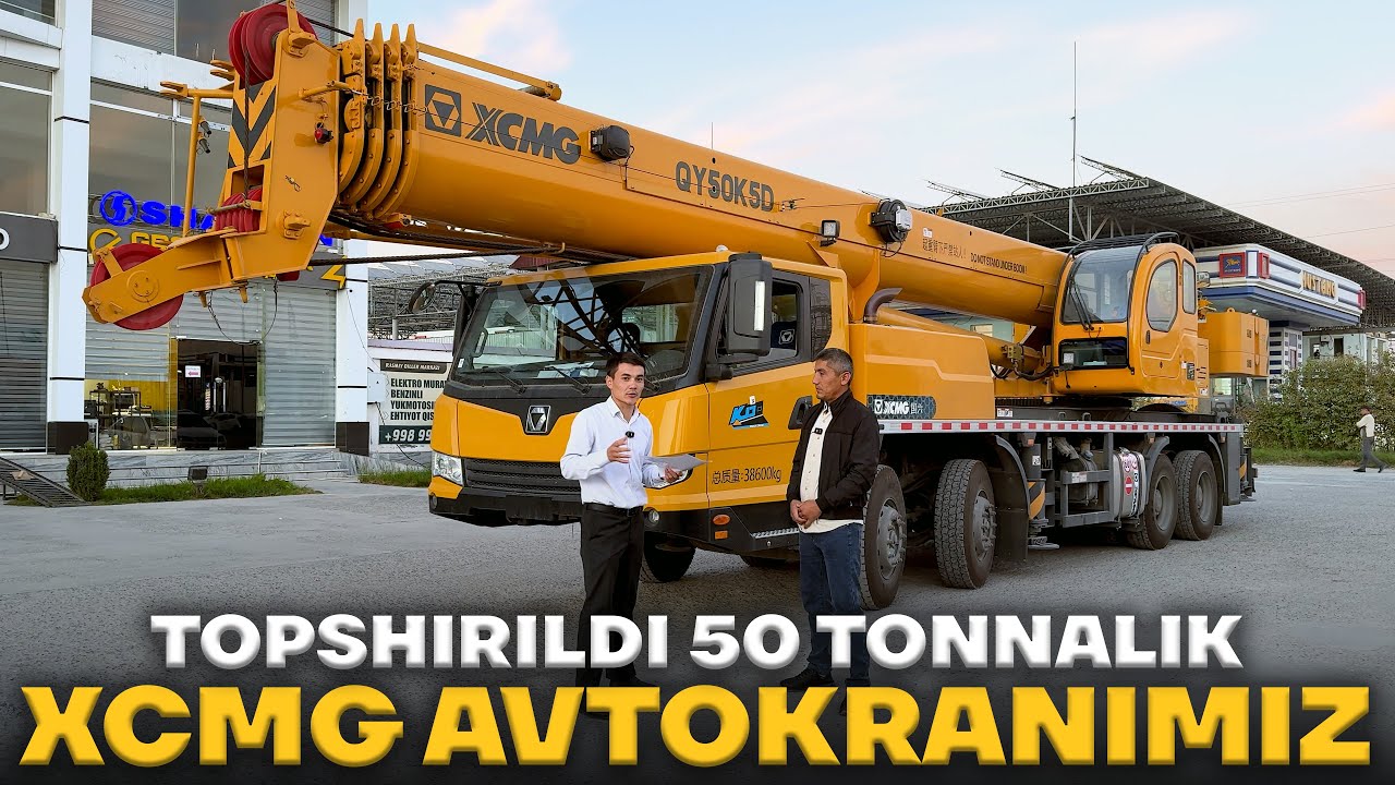 🎉 Navbatdagi 50 tonnalik XCMG avtokranimiz mijozimizga topshirildi!