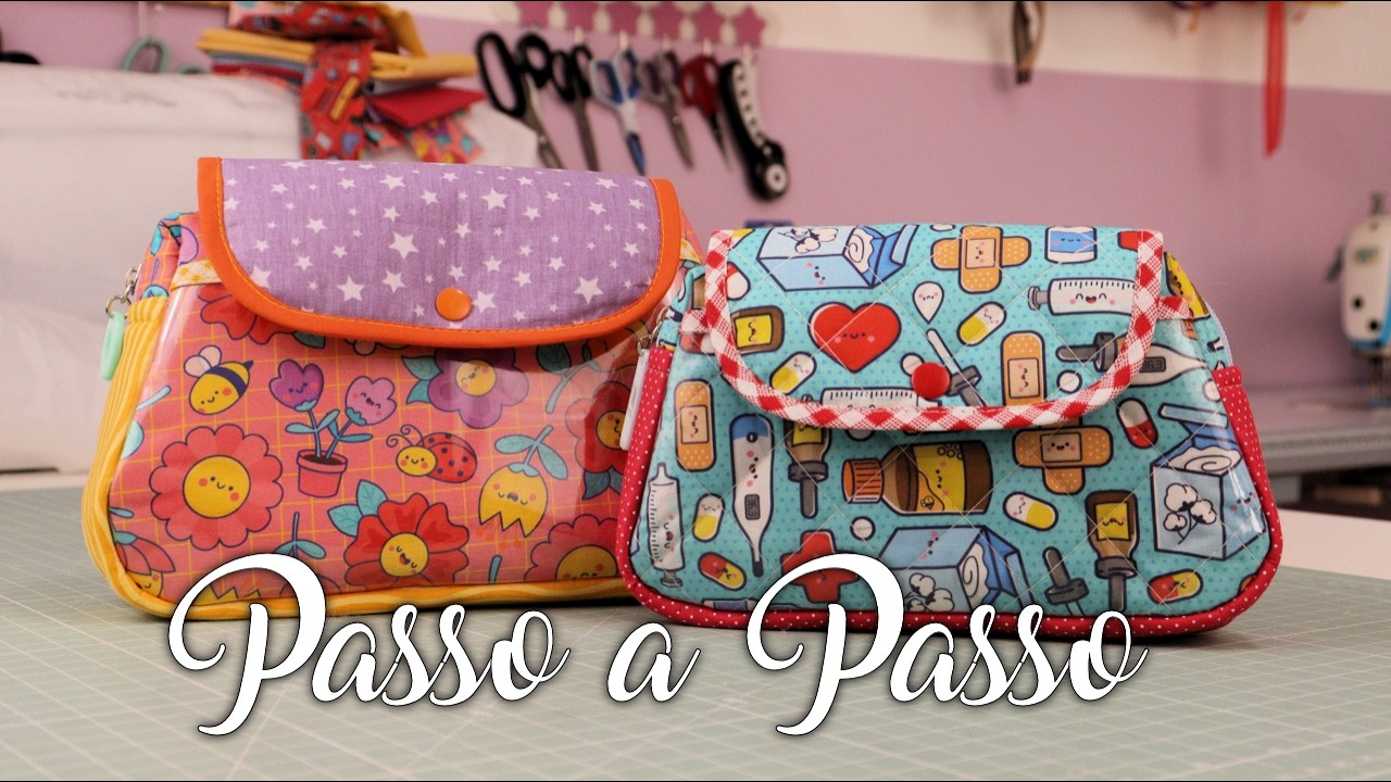 Necessaire Flower | Passo a Passo