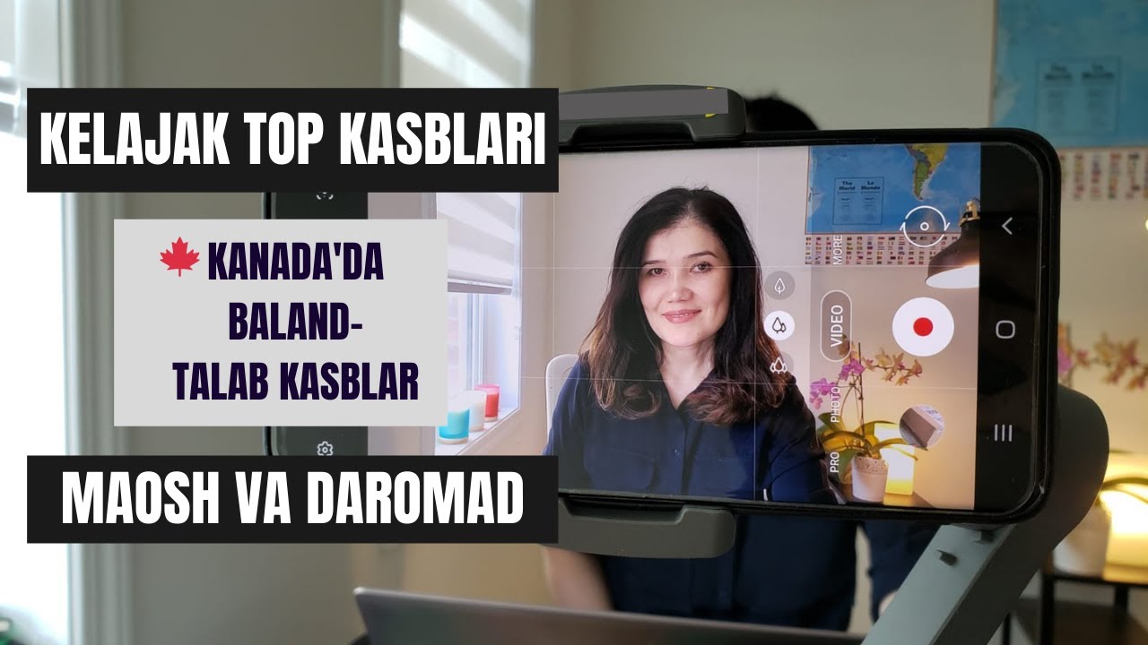 Kelajakda va Kanadada yuksak talab kasblar va maoshlar / Келажакда баланд талаб касб, маошлар