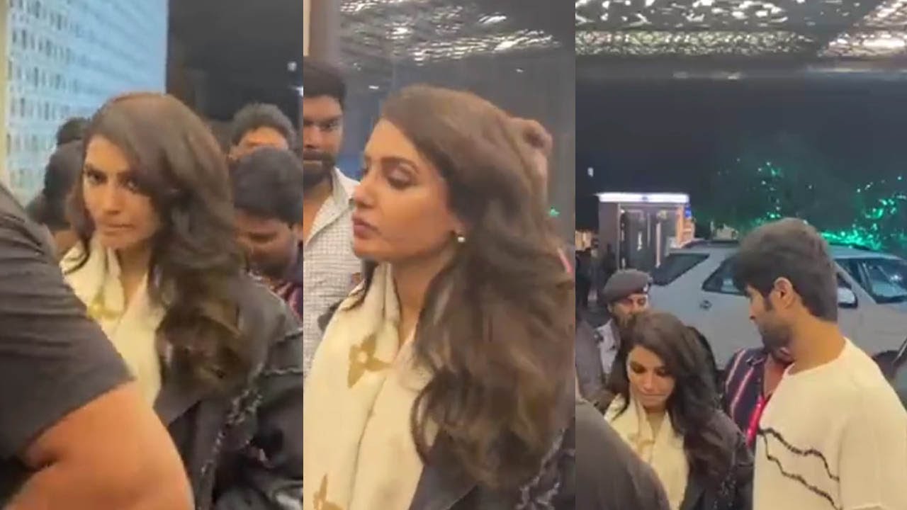 Samantha and Vijay Devarakonda Visuals @ Kushi Wrap Party In Kashmir | Manastars