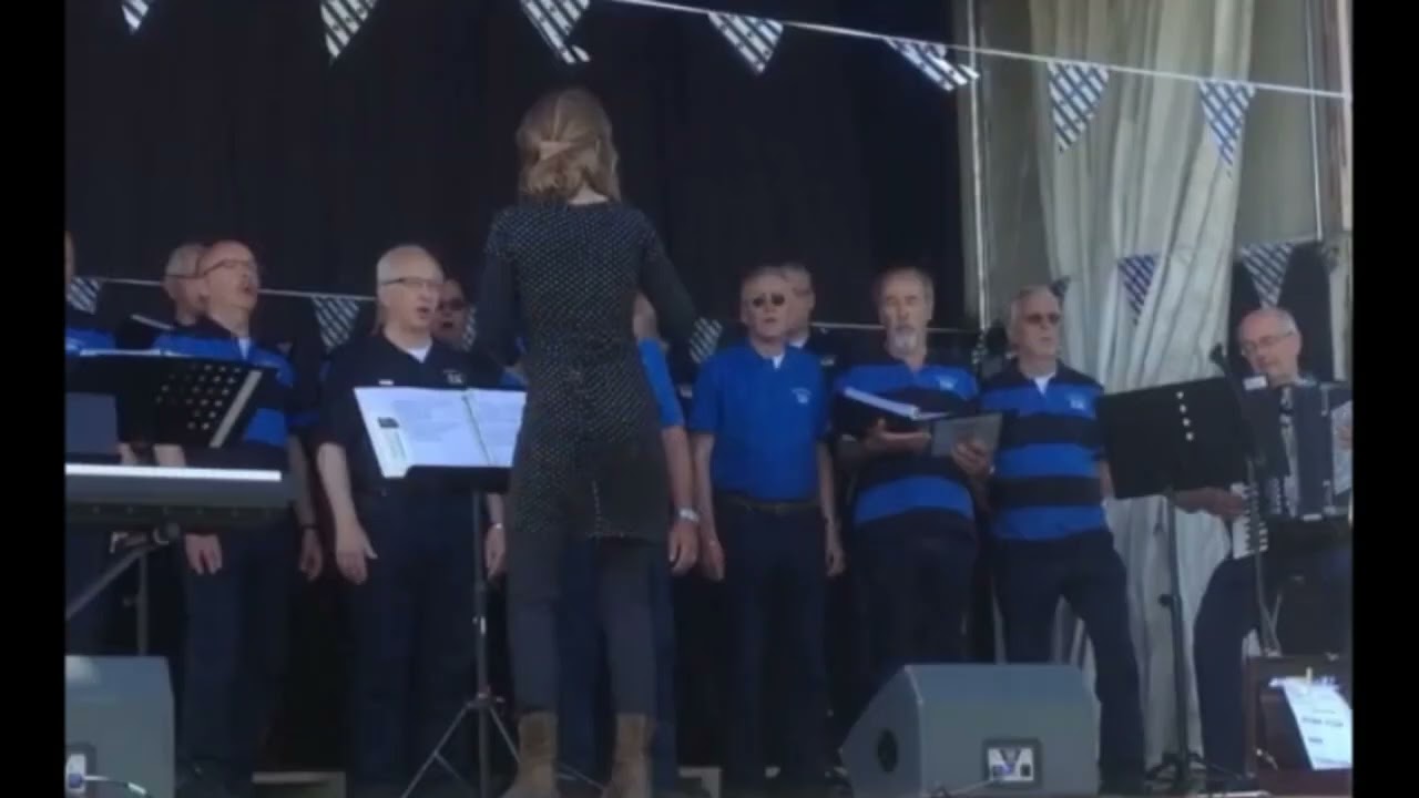 Mannenkoor Ureterp ,Hjoed sil wy de hjouwer slaan