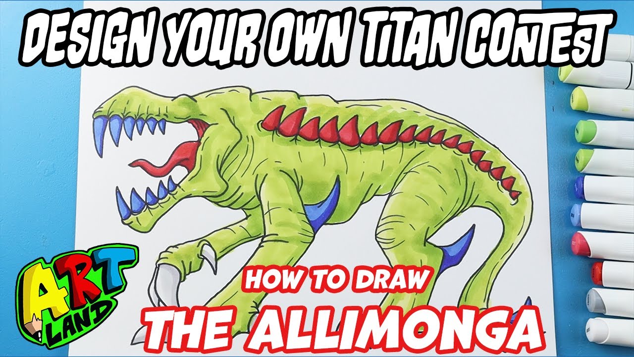 How to Draw Allimonga Titan | Design Your Own Titan Contest