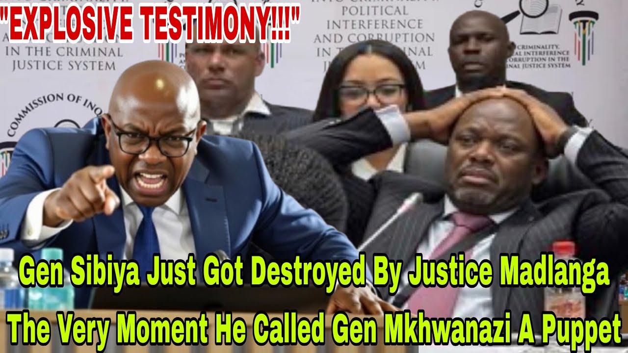 Gen Sibiya Got Humiliated & Destroyed By Justice Madlanga When He Called Gen Mkhwanazi A Puppet 
