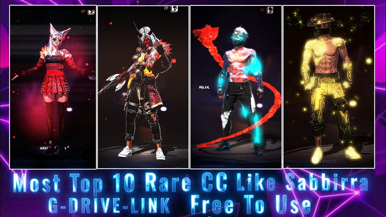 Most Rare CC Like @Sabbiraa 🥵 😍 | Free Fire Top Rare CC | ARSALAN EDITz 295 