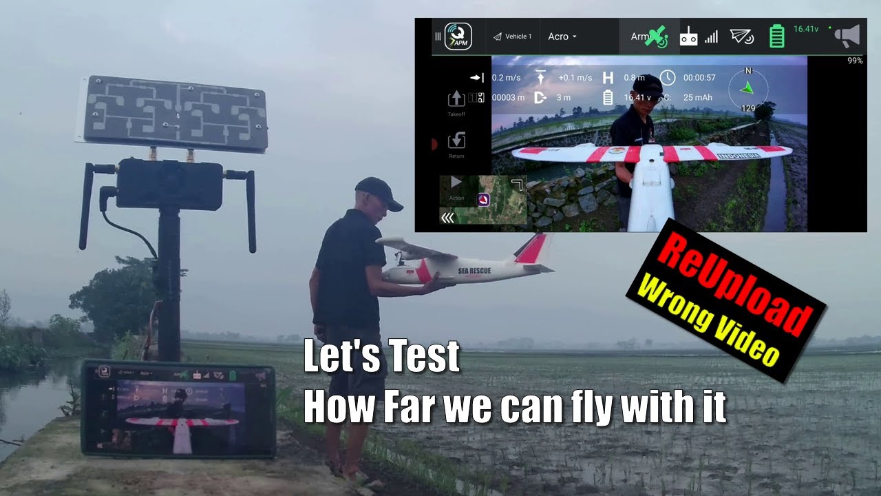 Runcam WiFiLink V2 VRX RangeTest with Crash in the END 😭😭