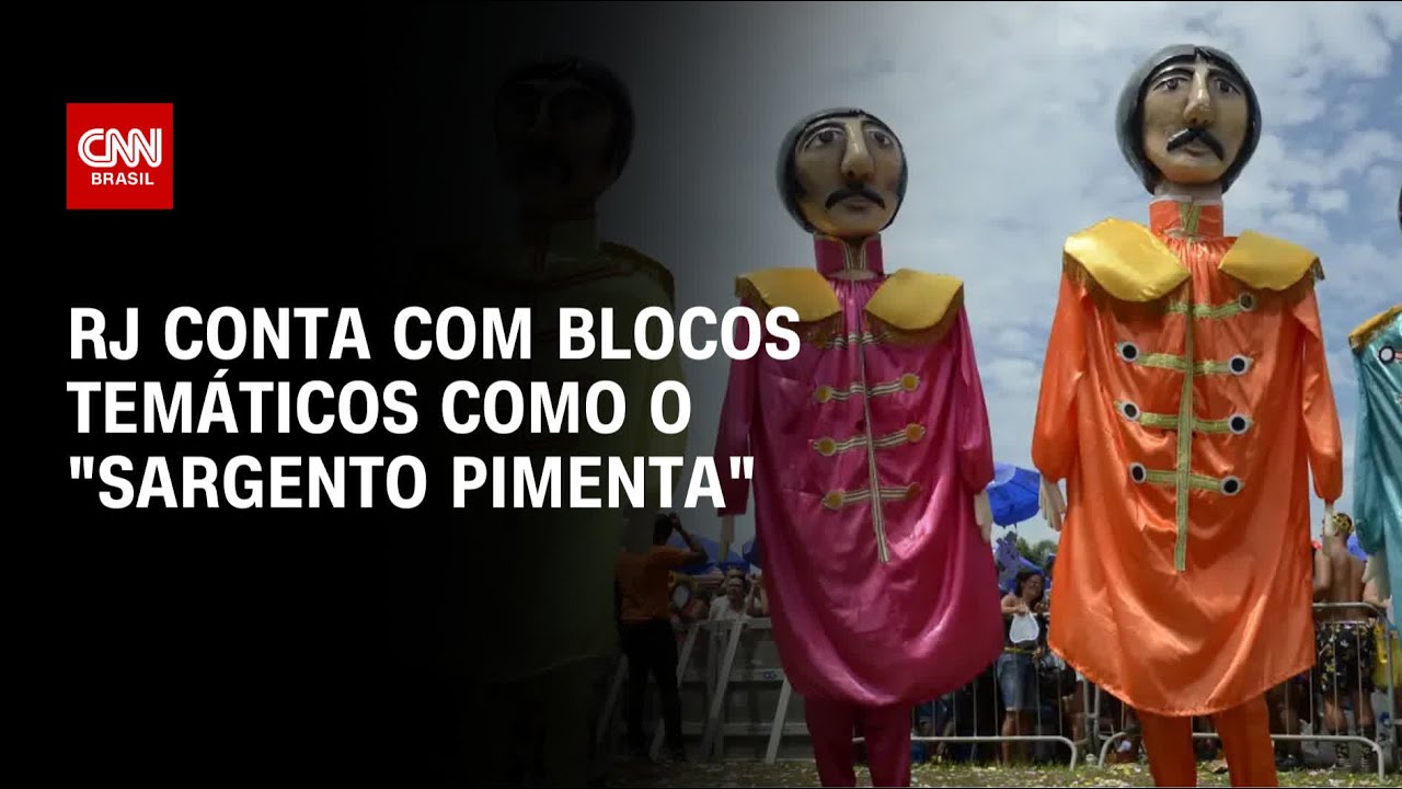 Carnaval 2026: Bloco Sargento Pimenta leva sucessos dos Beatles ao Rio | LIVE CNN