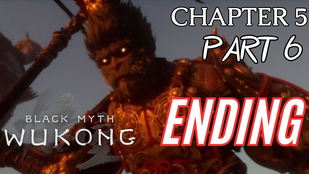 BLACK MYTH WUKONG Walkthrough Gameplay CHAPTER 6 - PART 6 - ENDING - GREAT SAGE BROKEN SHELL