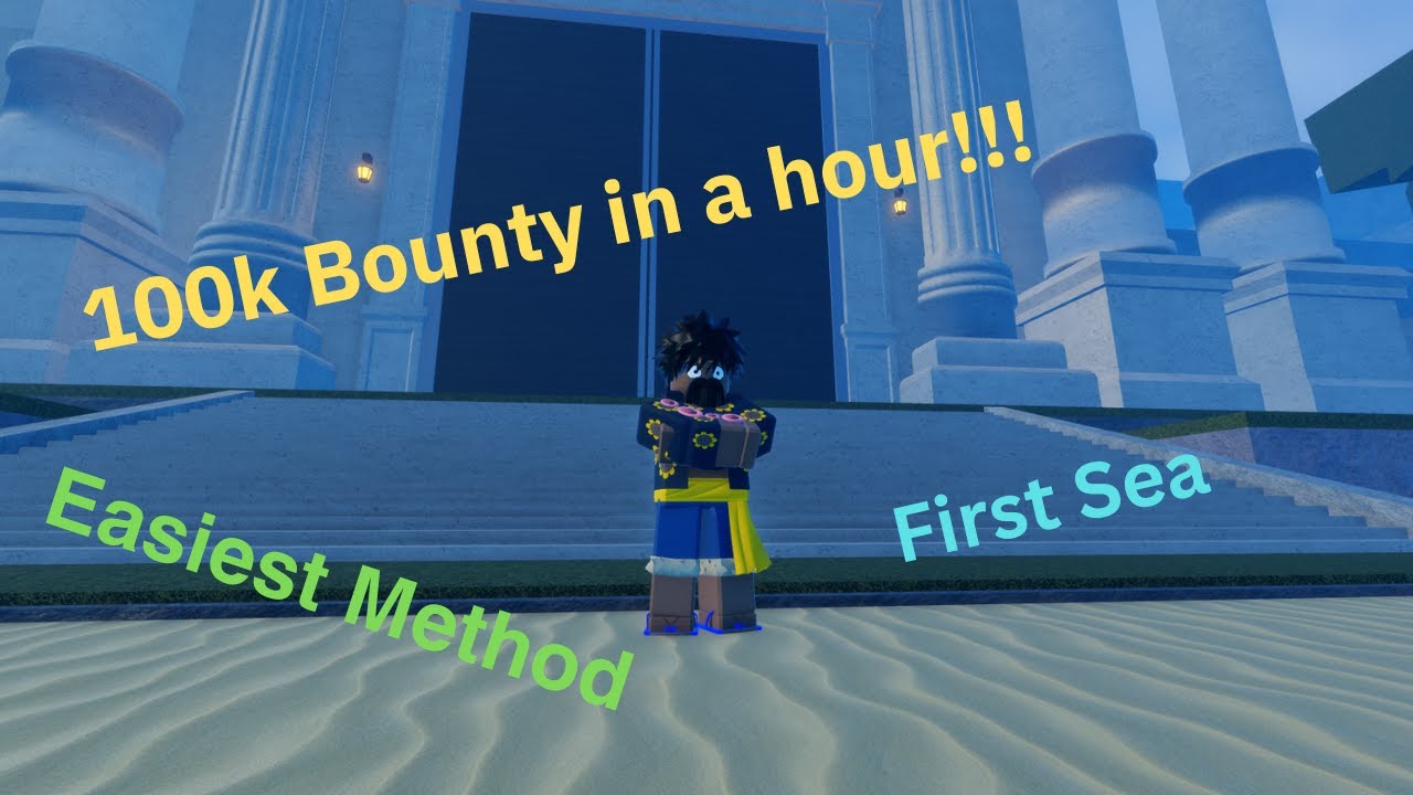 Best Way to Farm Bounty in First sea and get up to 100k bounty in an Hour (Grand Piece Online)