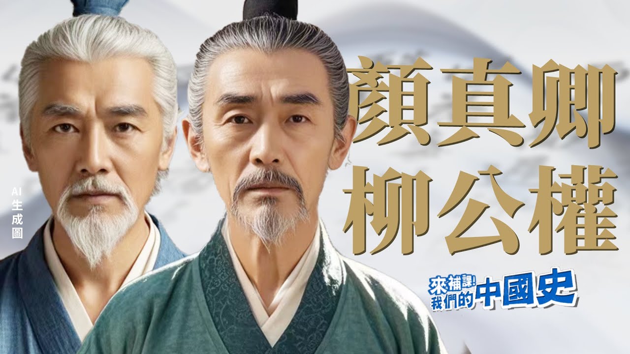 【顏筋柳骨】顏真卿+柳公權 漢字書法界雙絕！| 來補課！我們的中國史