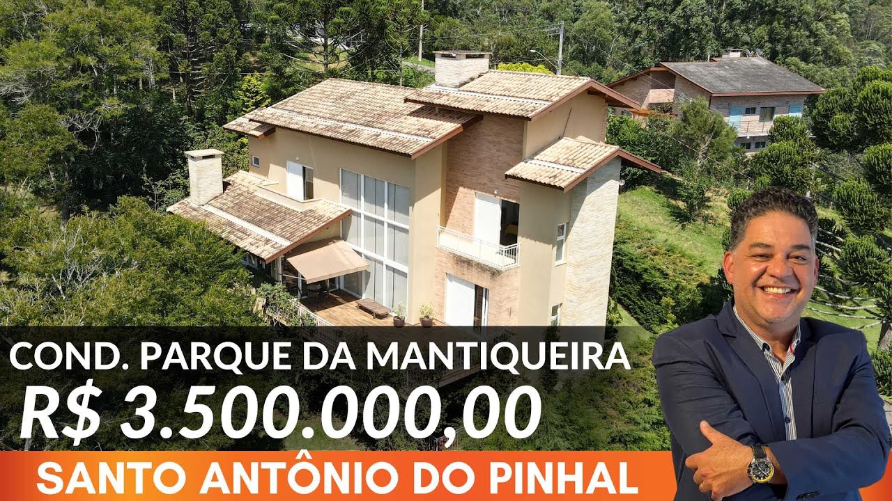 🍁 CASA NO CONDOMÍNIO PARQUE DA MANTIQUEIRA EM SANTO ANTONIO DO PINHAL - R$ 3.500.000,00