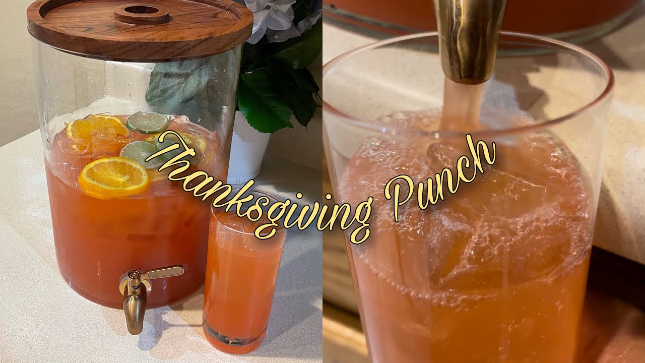 THANKSGIVING PUNCH 🦃🦃 |Must try!