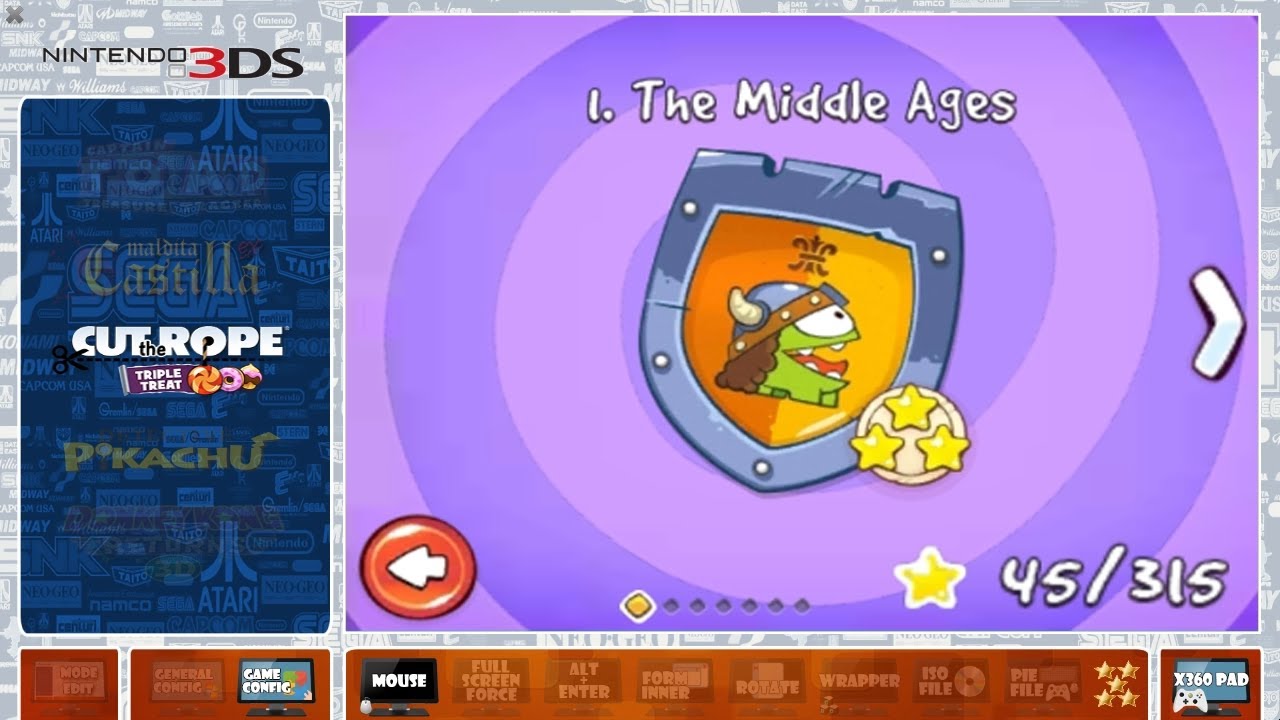 Cut the Rope Triple Time Travel [the Middle Ages]