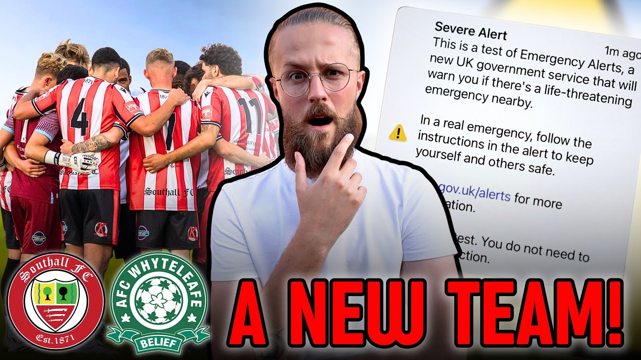 GOVERNMENT ALARMS & PENALTY DRAMA!! ⚠️💥 (Southall vs AFC Whyteleafe Vlog)
