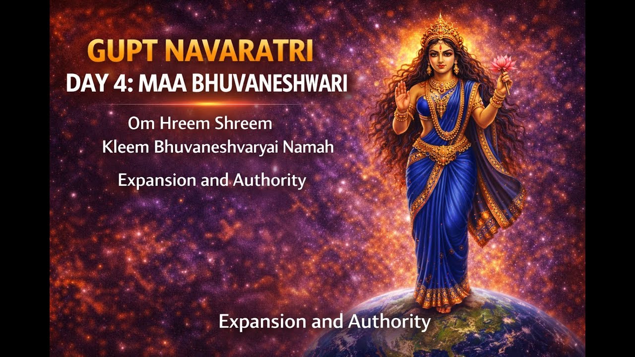 माँ भुवनेश्वरी बीज मंत्र | Gupt Navratri 2026 Day 4 | Divine Shakti