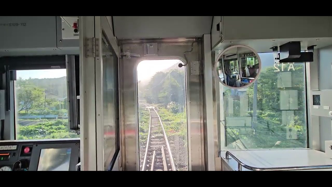 JR Yahiko Line from Yoshida to Yahiko Station - Part Two of Two Going to Yahiko Shrine