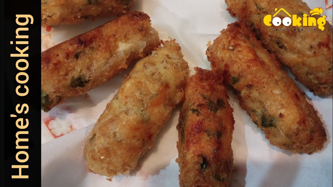 Ramzan special recipe| chicken potato cutlets Recipe by @Homescooking| easy kids Lunch box recipe|
