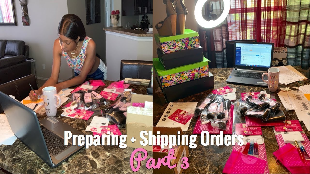 PREPARING + SHIPPING ORDERS PT.3