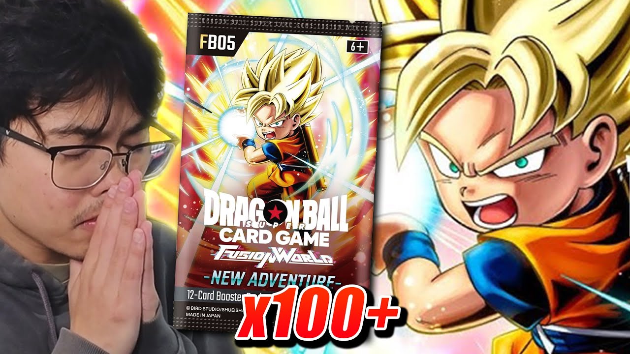 100+ PACK OPENING! -NEW ADVENTURE- Set Pack Opening on DBS Fusion World