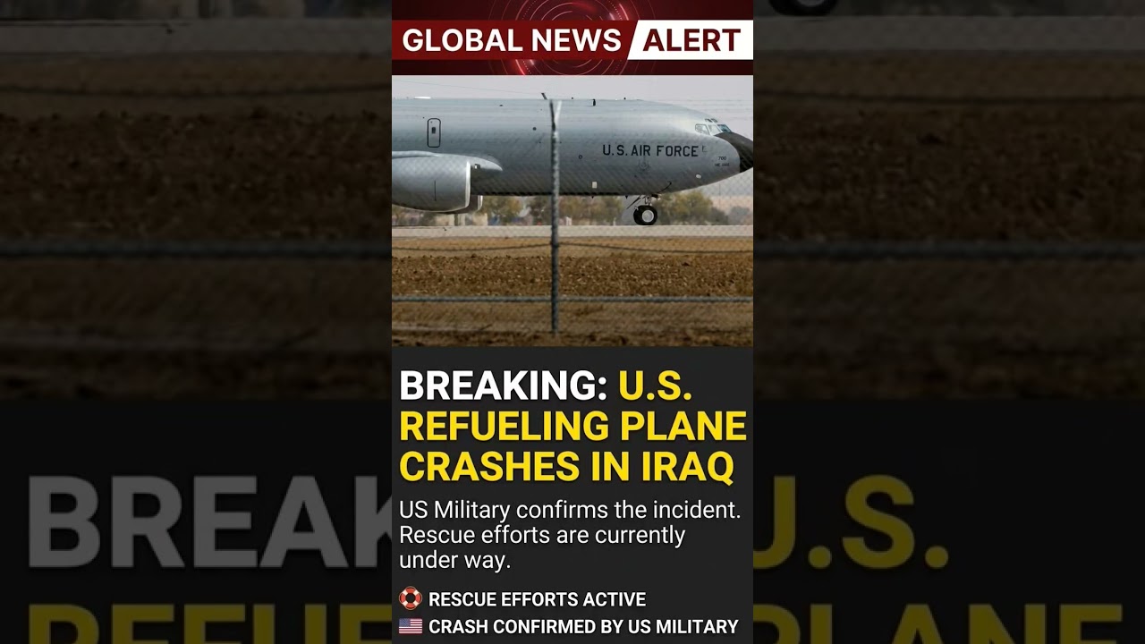 BREAKING: U.S. Refueling Plane Crashes in Iraq | Rescue Operation Underway ai post for information.