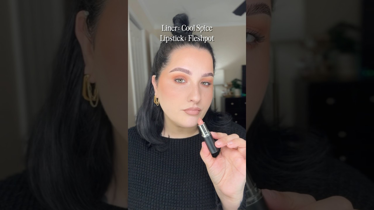 New MAC nude lipsticks on fair skin! #swatches #makeup