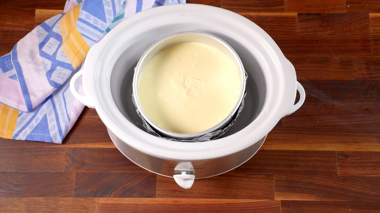 Slow Cooker Cheesecake | Delish