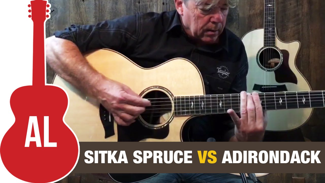 Sitka Spruce vs Adirondack (Taylor 814ce Comparison)