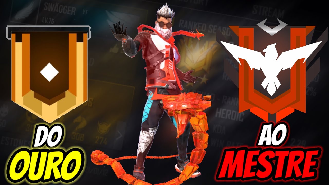 DO OURO AO MESTRE (SEM DOBRO DE PONTOS) | TEMPORADA 20 | FREE FIRE